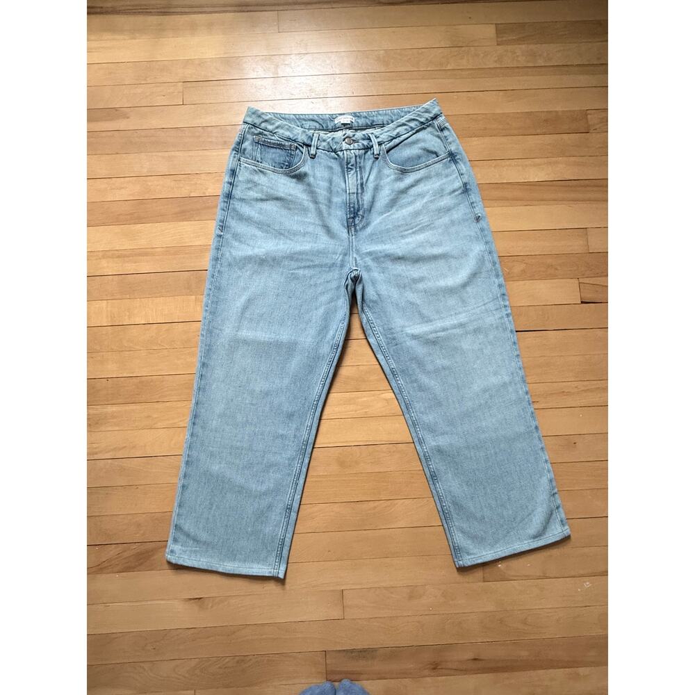 Good American Wide Leg Jeans - Light Wash - Size 14/32 - EUC - Picture 2 of 6